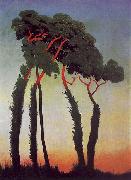  Felix  Vallotton Landscape with Trees Sweden oil painting artist